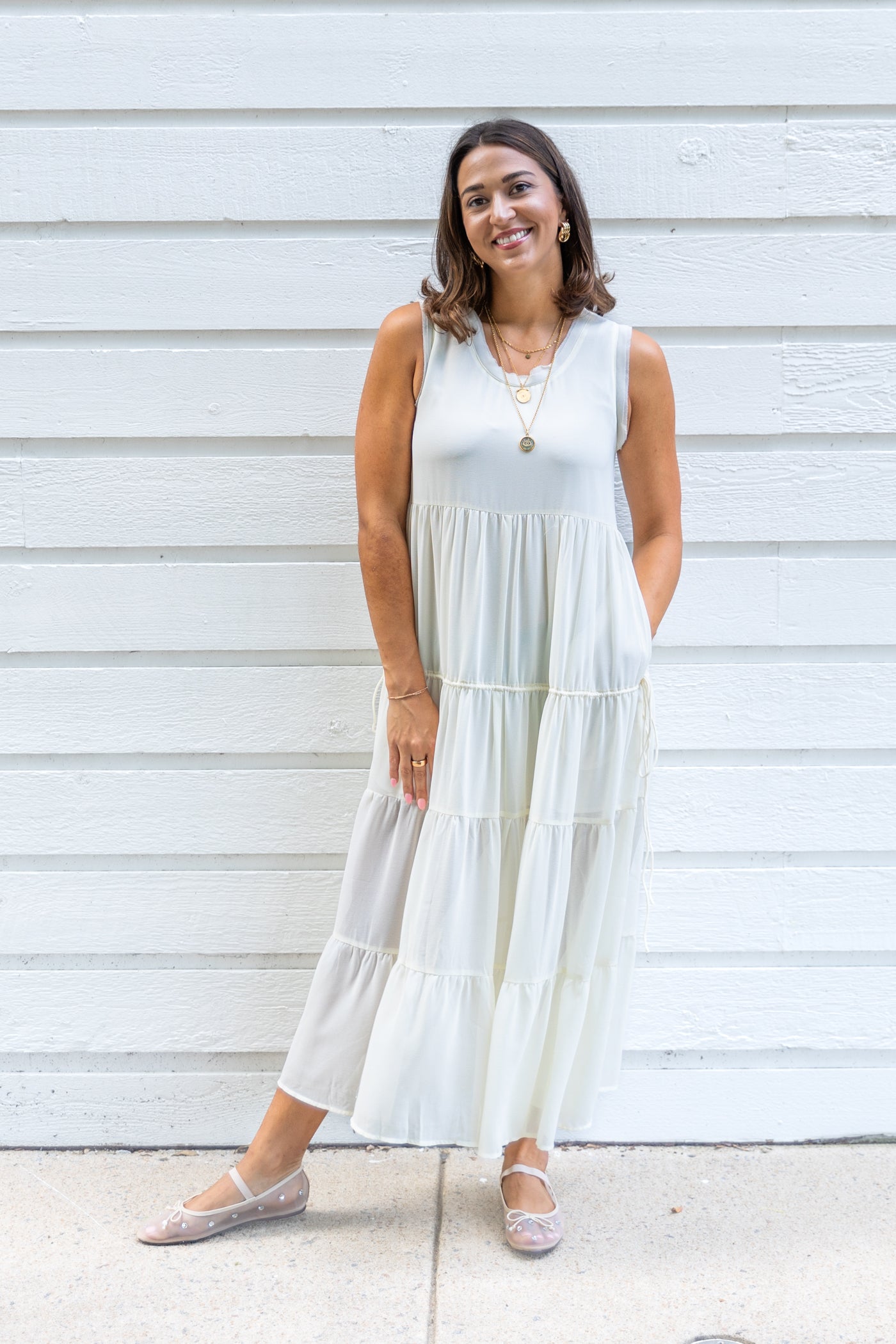 MOD REF CHIFFON MAXI DRESS