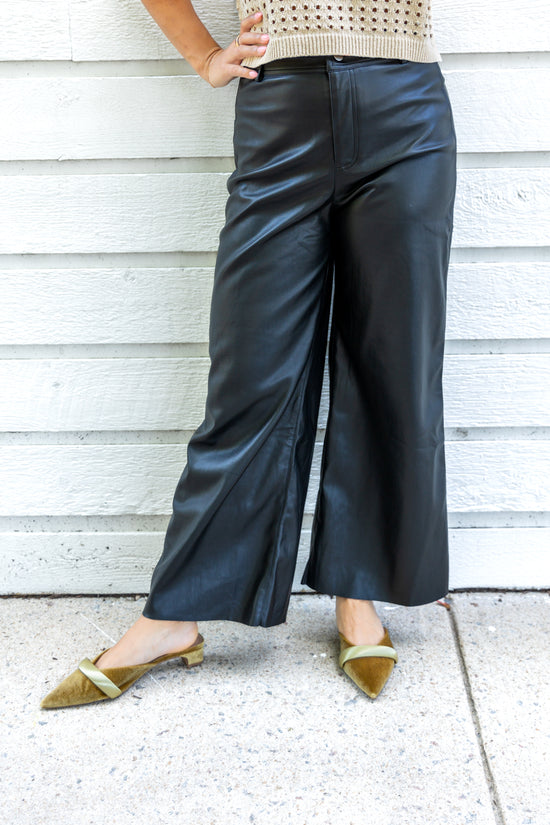 MUSTARD SEED FAUX LEATHER PANTS