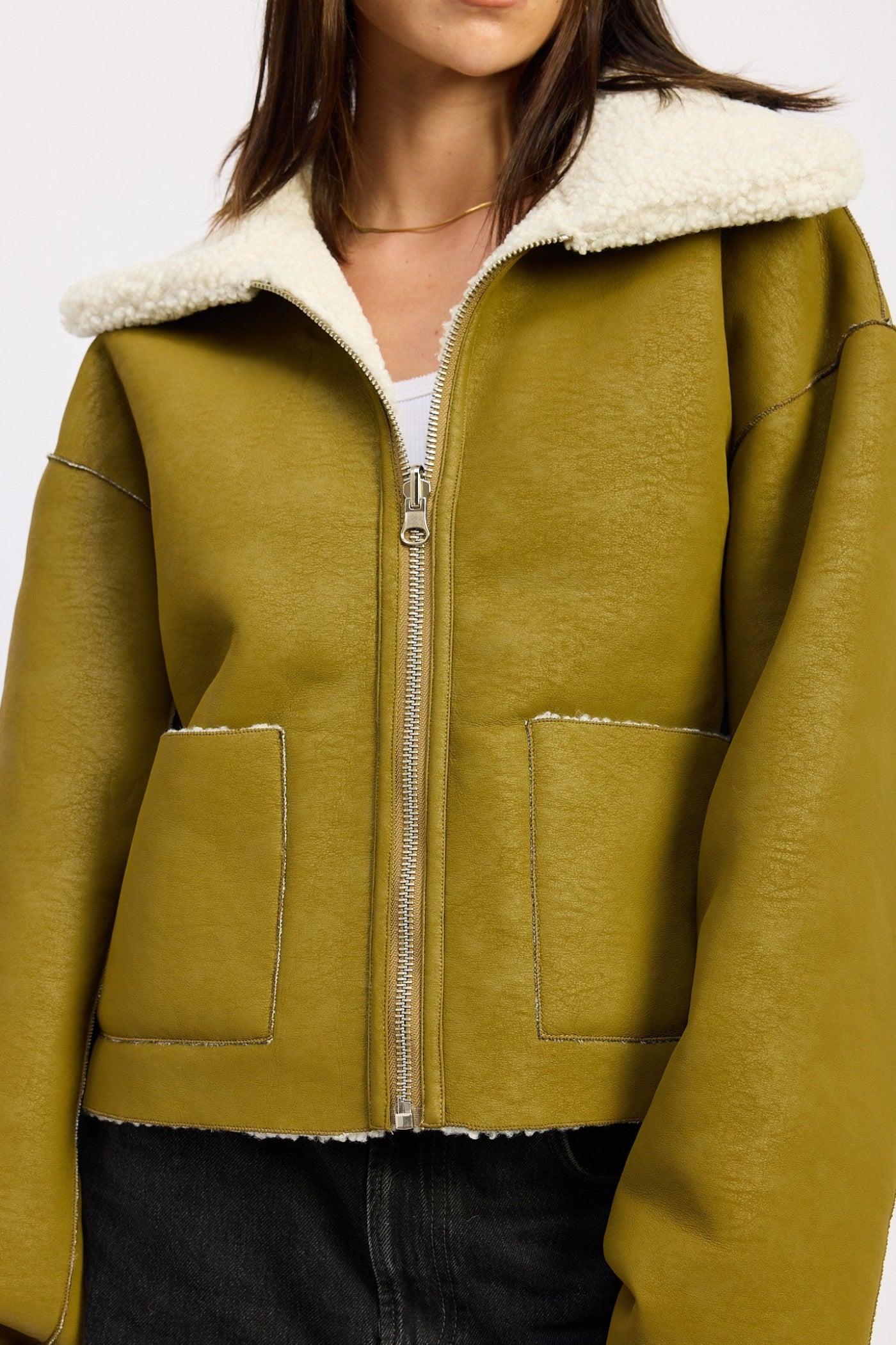 Reversible OLIVE Jacket